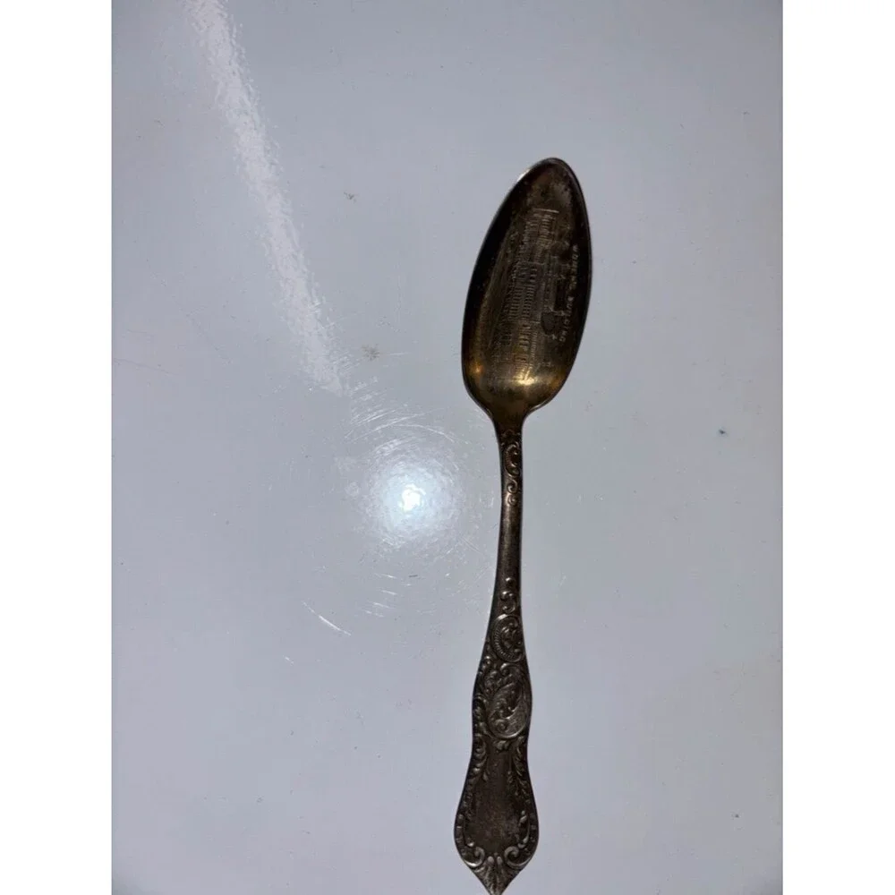 (4) 1893 Leonard Mfg Building World's Fair Spoons